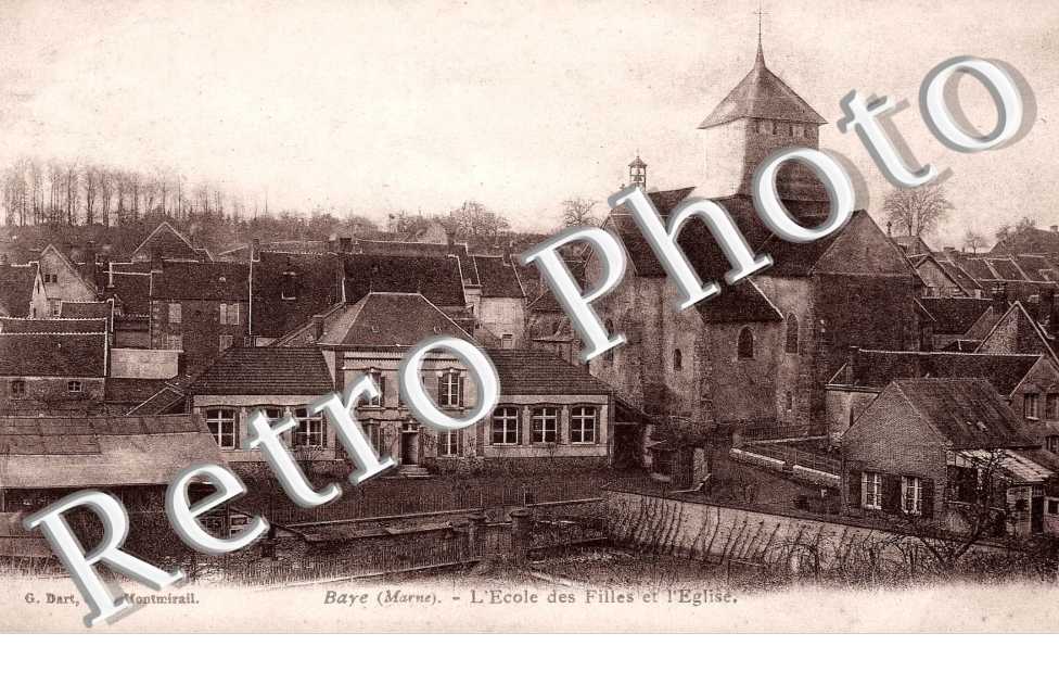 L'ecole des filles et l'eglise.