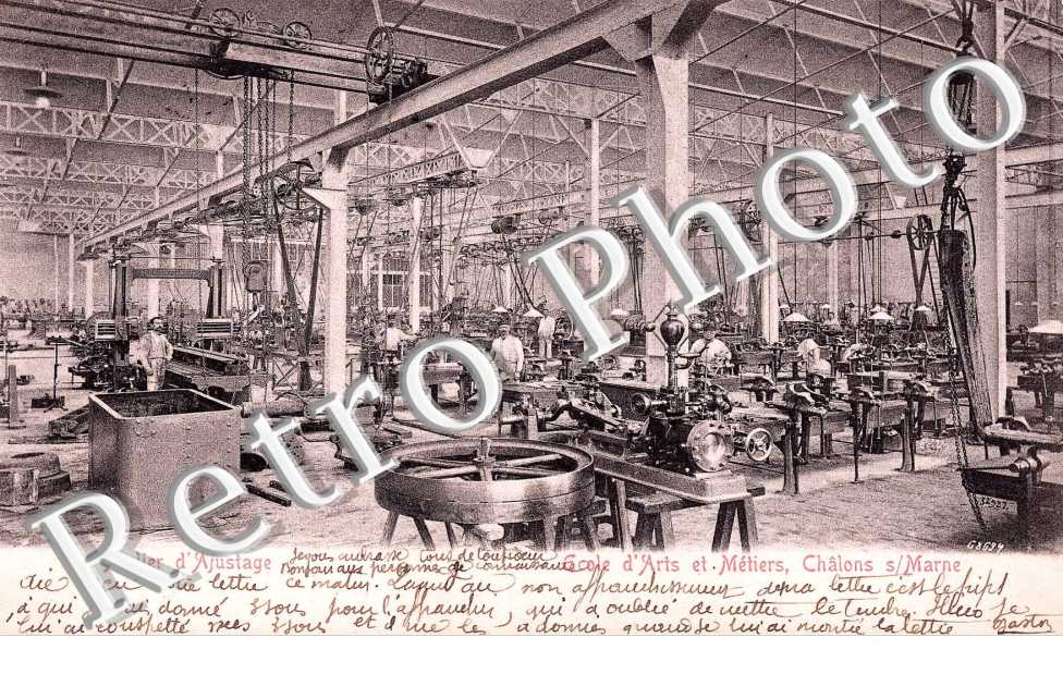 ECOLE NATIONALE D'ARTS ET METIERS atelier d'ajustage