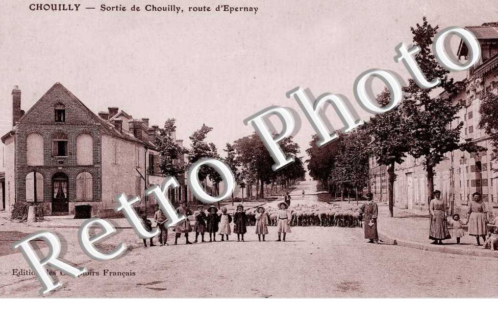 Sortie de Chouilly - route d'Epernay