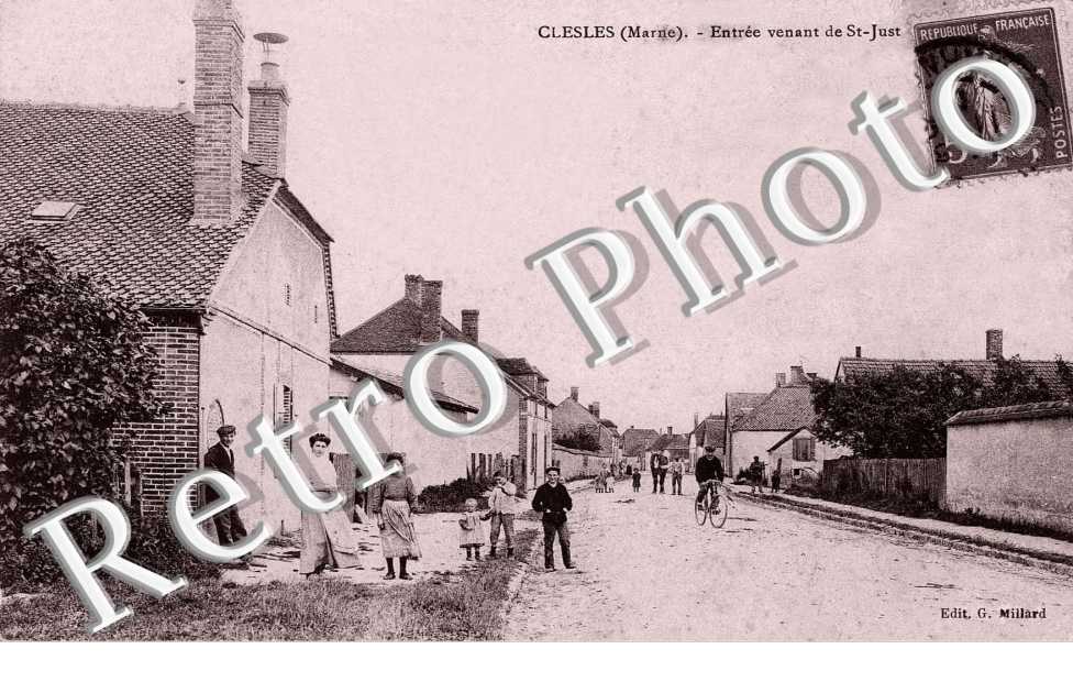 Entree venant de Saint Just