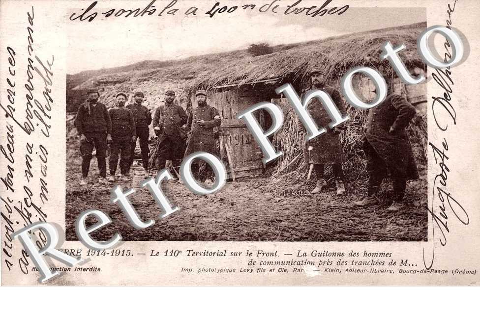 le 110eme territorial sur le front