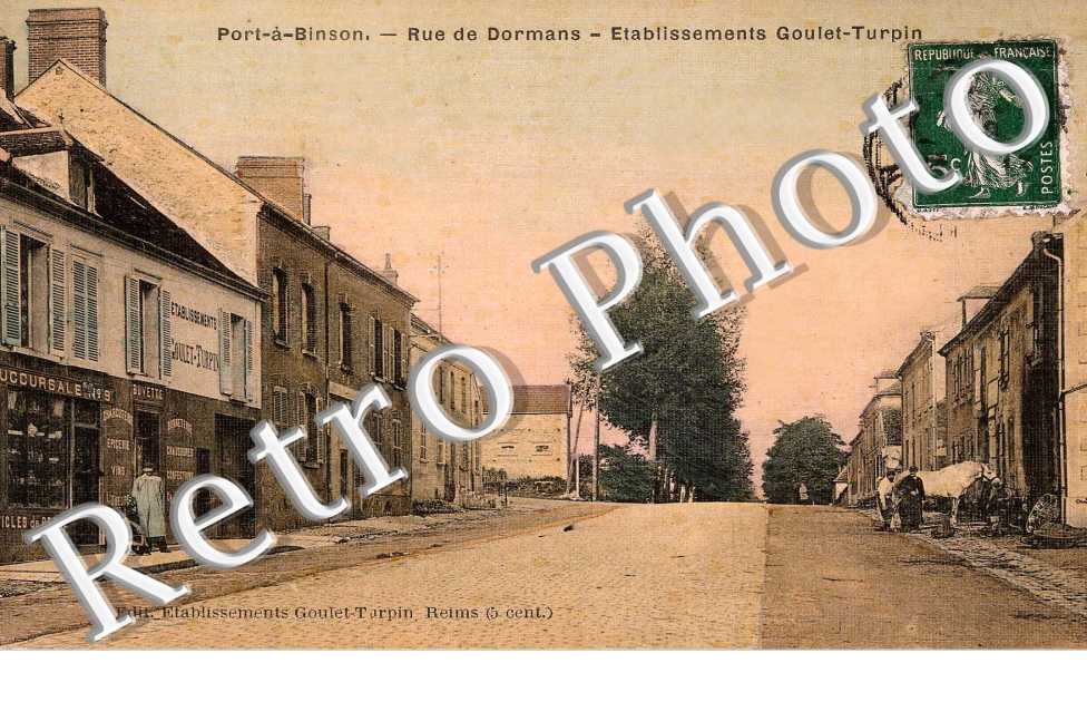 Rue de Dormans - etablissements Goulet-Turpin