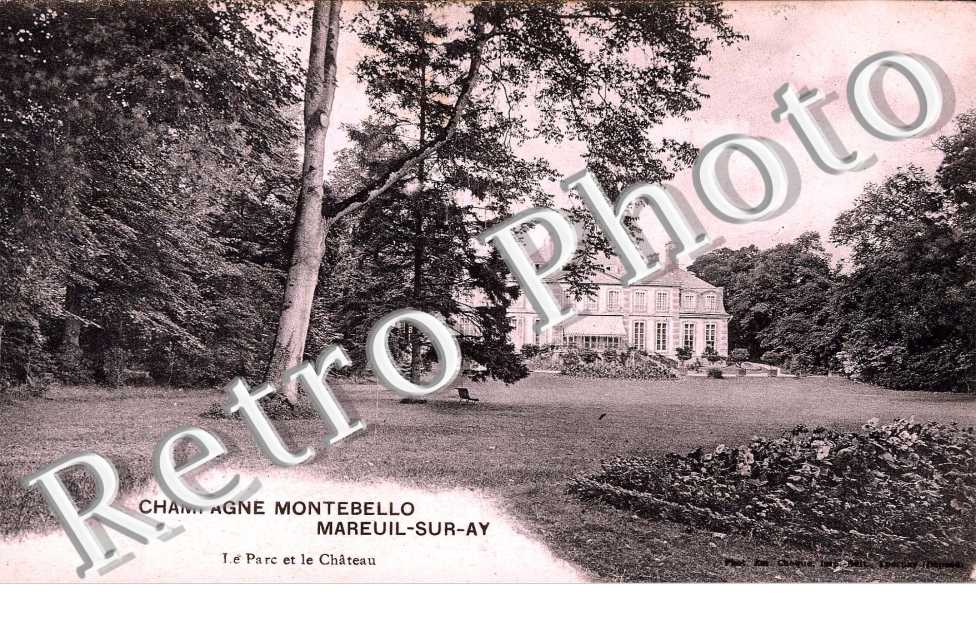Le parc du chateau - Champagne Montebello