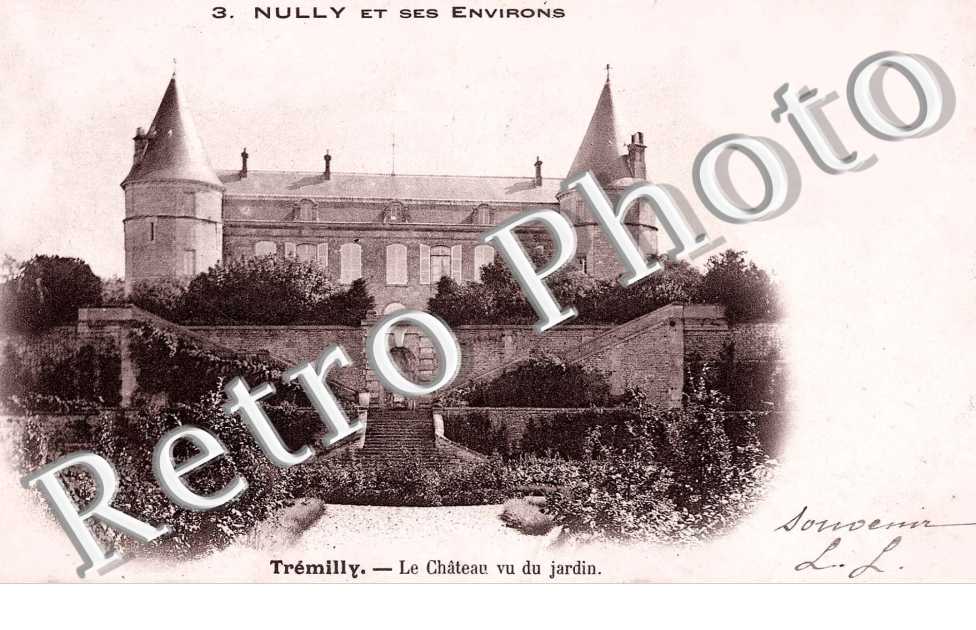 le chateau vu du jardin