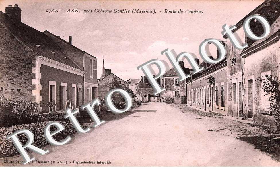 Route de Coudray - chateau Gontier