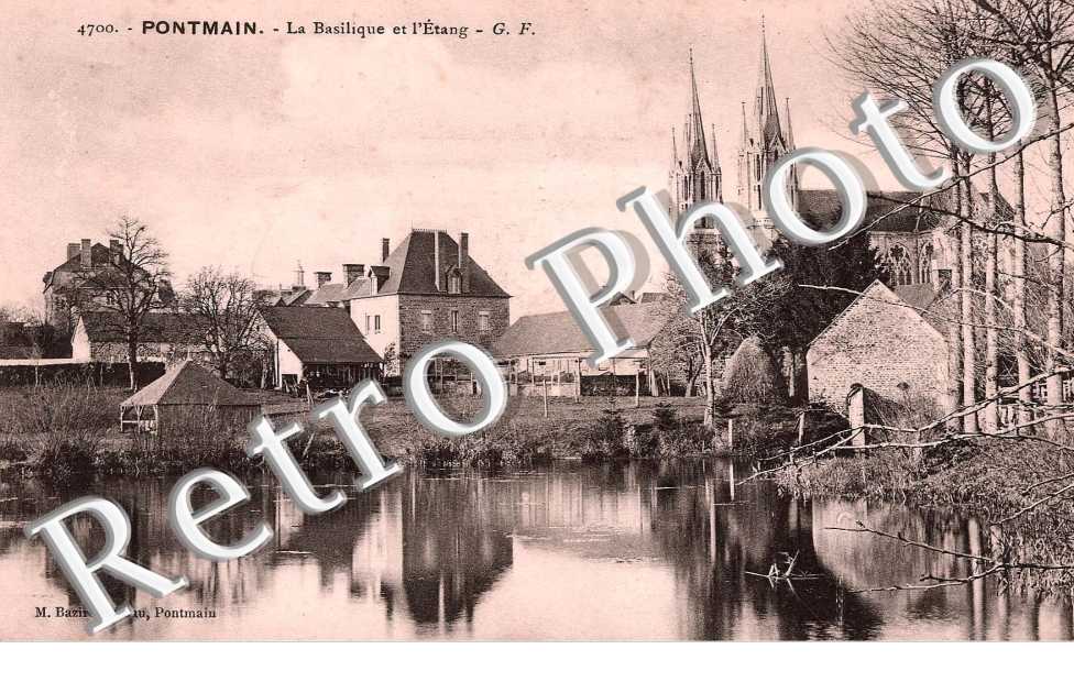 la basilique et l'etang