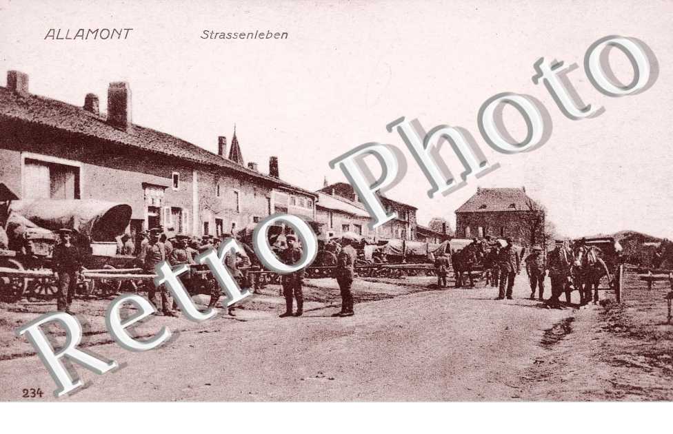 Strassenleben   Feldpostkarte
