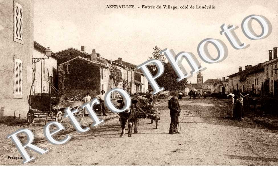 ENTREE DU VILLAGE COTE LUNEVILLE