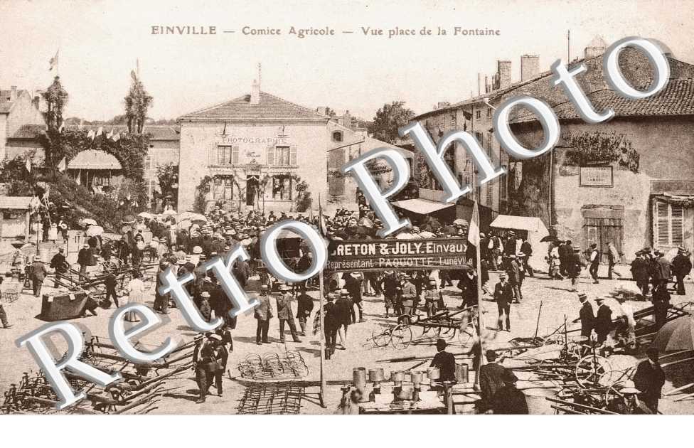 comice agricole - vue place de la fontaine
