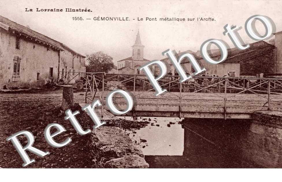LE PONT METALLIQUE sur l'Aroffe
