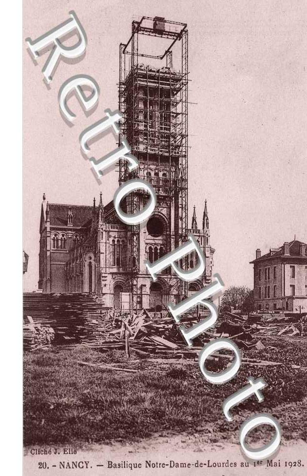 basilique Notre Dame de Lourdes au 1er Mai 1928