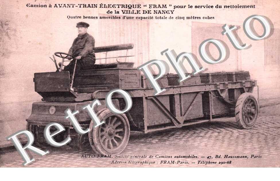 Camion Avant-Train ectrique " Fram " de la ville de Nancy