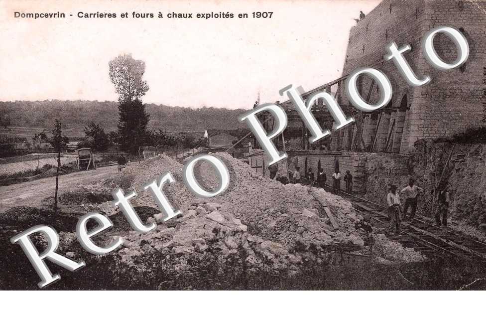 carrieres et fours a Chaux exploites en 1907