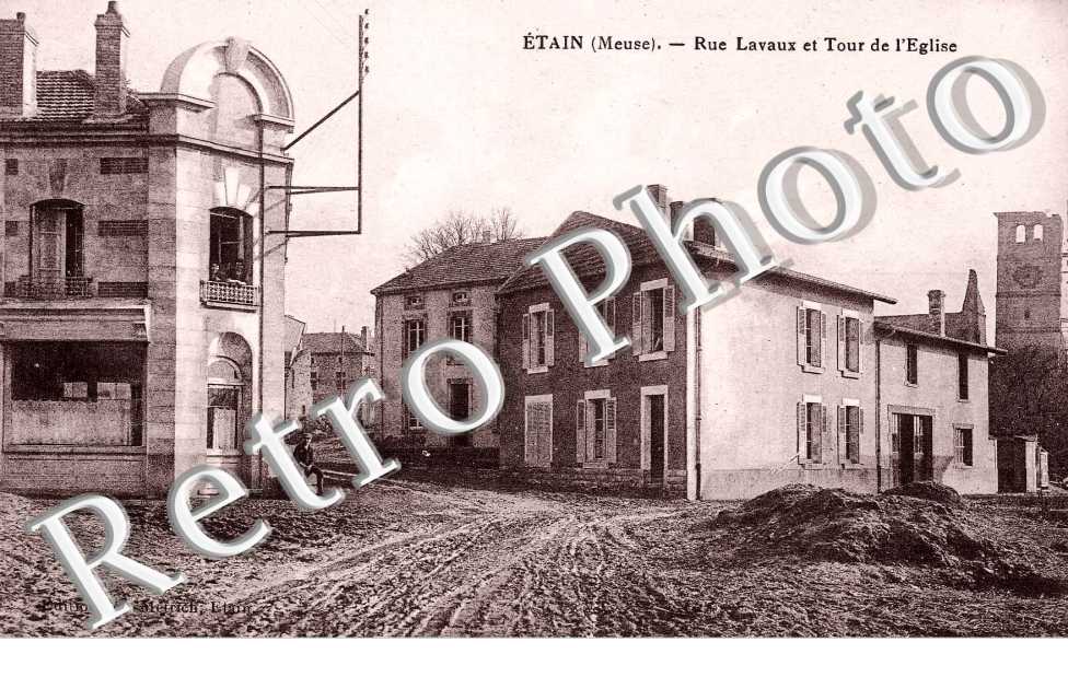 Rue Lavaux et Tour de l'eglise
