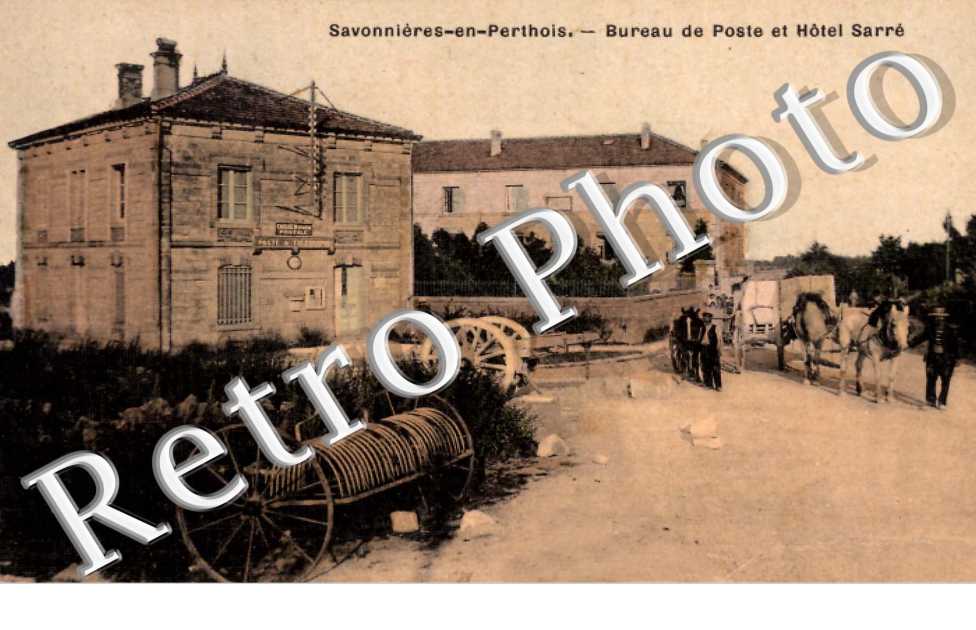 bureau de poste et hotel Sarre