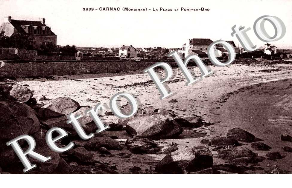 La Plage et Port en Bro