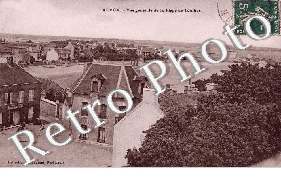 vue generale de la plage de Toulhars