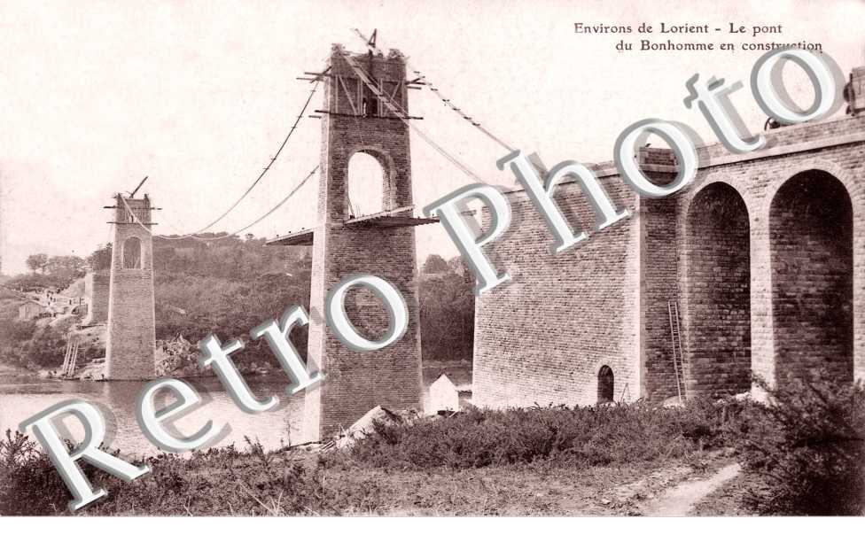 Le pont du Bonhomme en construction