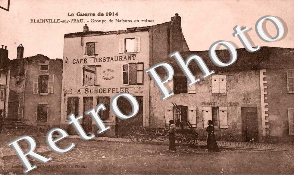 Groupe de maisons en ruines
