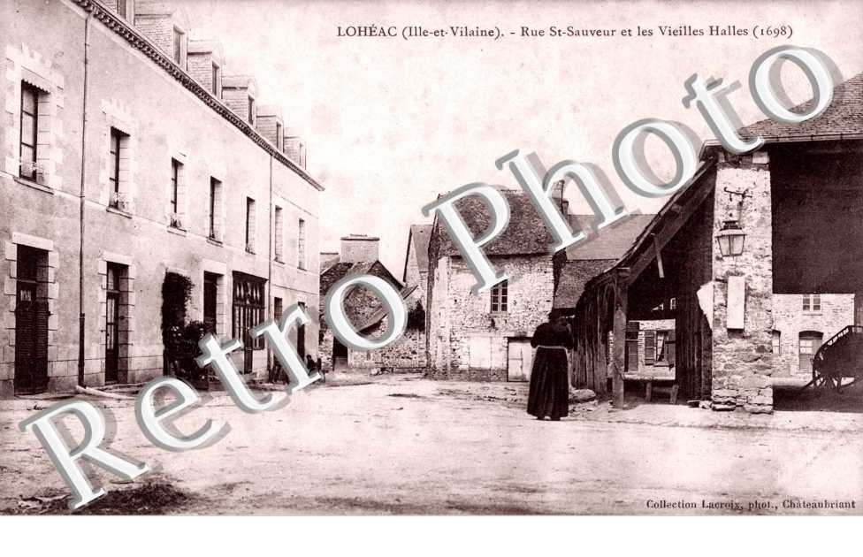 Rue de Saint Sauveur et les vieilles Halles
