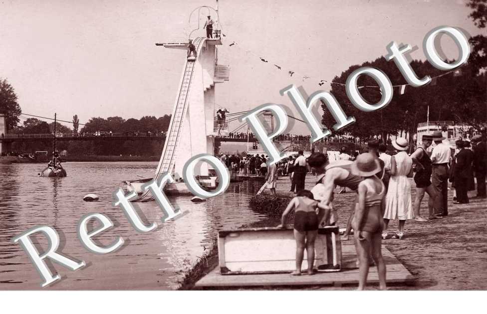 Plage de Lys-Chantilly - le tobogan