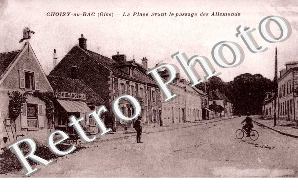 La place avant le passage des allemands