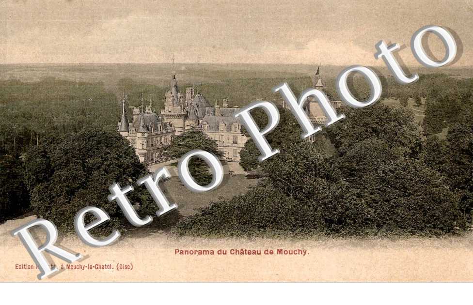 panorama du chateau de Mouchy
