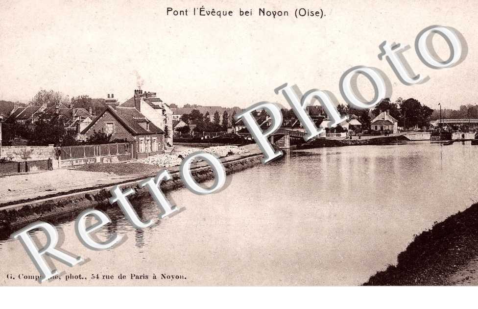 Pont l'eveque bei Noyon - feldpostkarte
