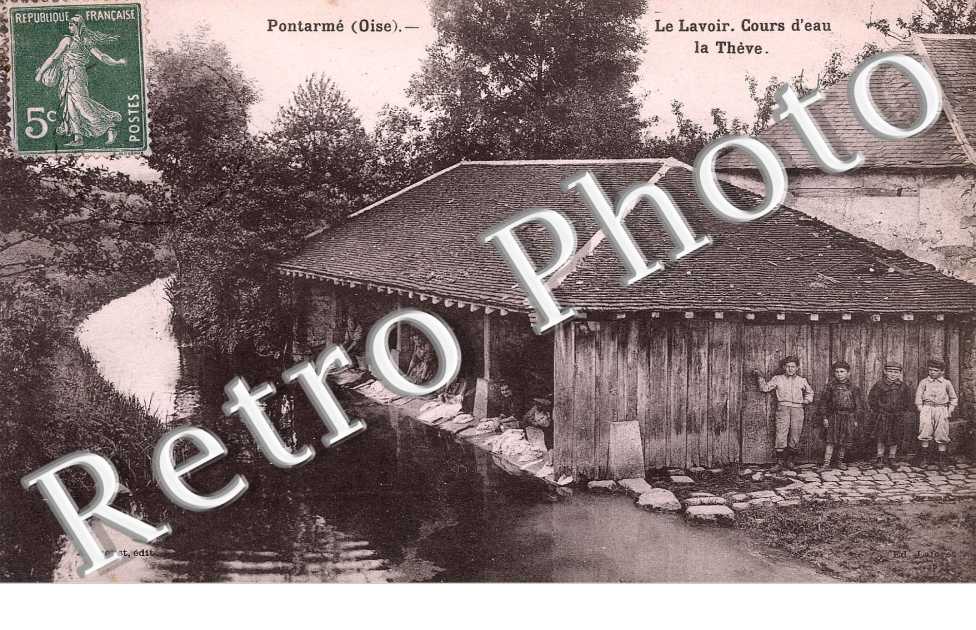 le lavoir - Cours d'eau - la Theve