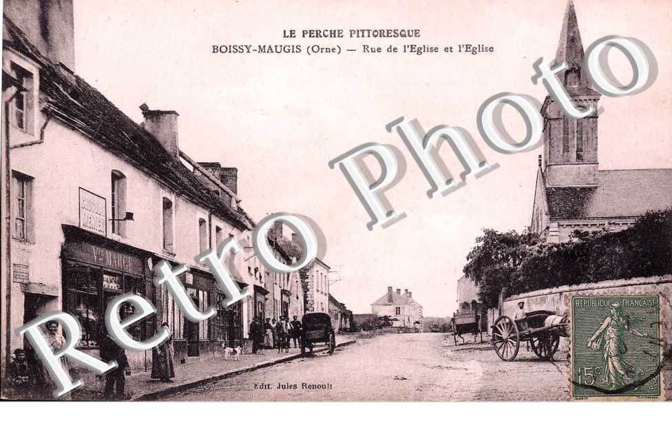 rue de l'Eglise et l'eglise