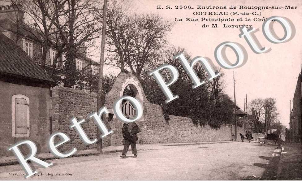 Rue principale et chateau de M. Lonquety