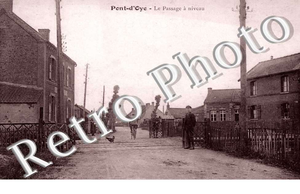 Pont-d'Oye - passage a niveau