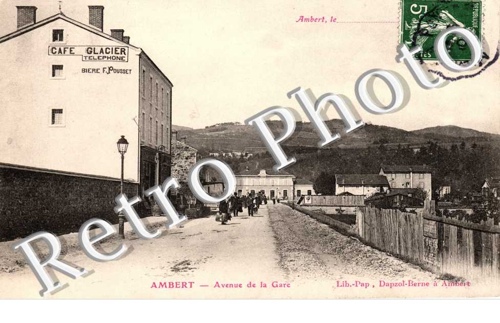 Avenue de la gare - cafe glacier