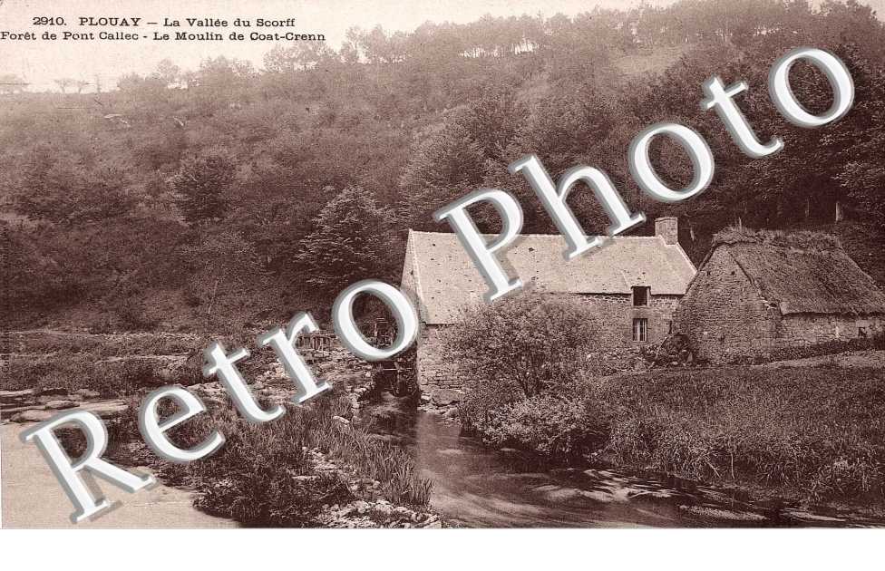 Le moulin de Coat-Crenn - foret de Pont Callec