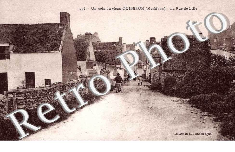 un coin du vieux Quiberon La rue de Lille