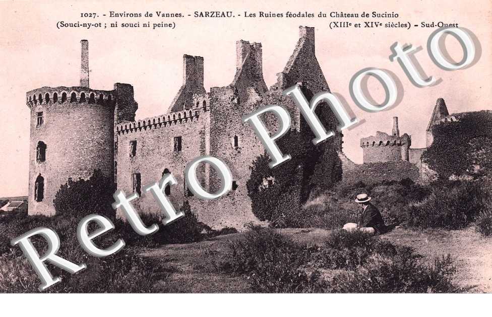 ruines feodales du chateau de sucinio