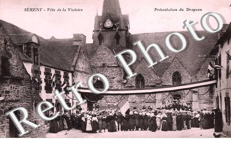 FETE DE LA VICTOIRE.PRESENTATION DU DRAPEAU