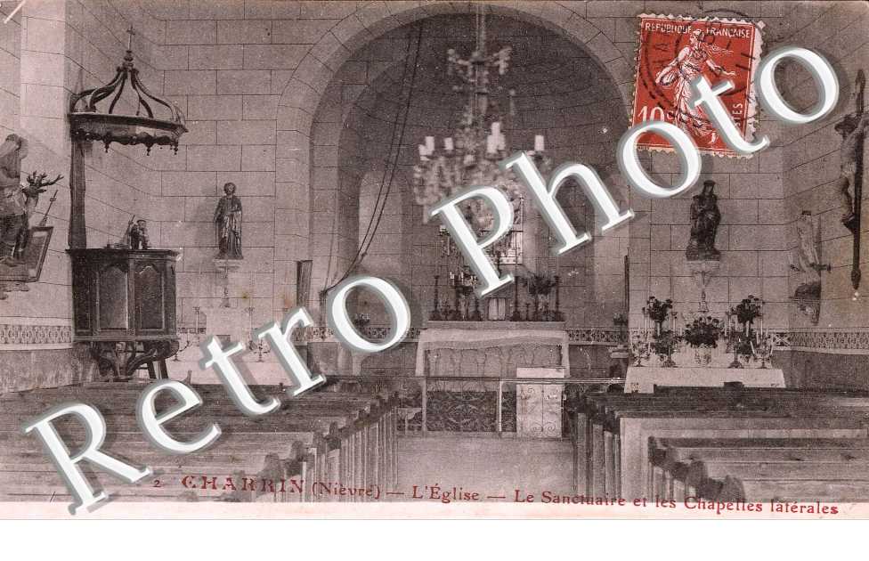 l'eglise, le sanctuaire et les chapelles laterales