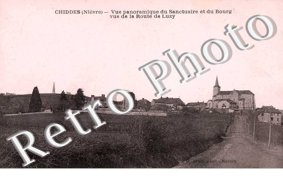 vue panoramique du sanctuaire et du bourg