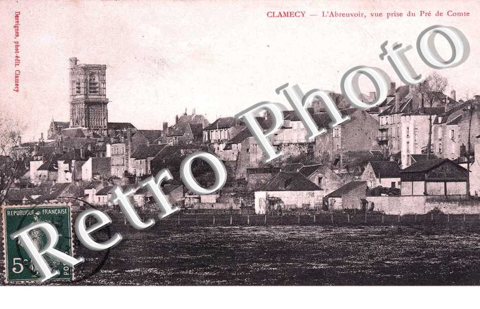 L'ABREUVOIR VUE PRISE DU PRE DE COMTE