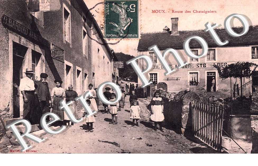 Route des Chataigniers (belle carte animee)