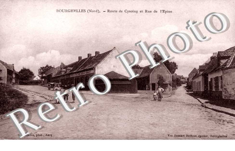 Route de Cysoing et rue de l'Epine