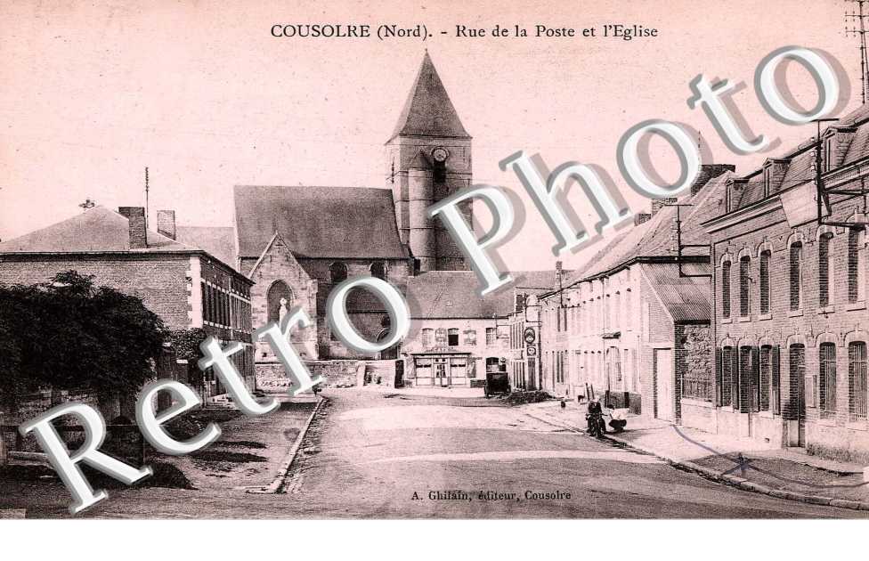 Rue de la Poste et l'Eglise