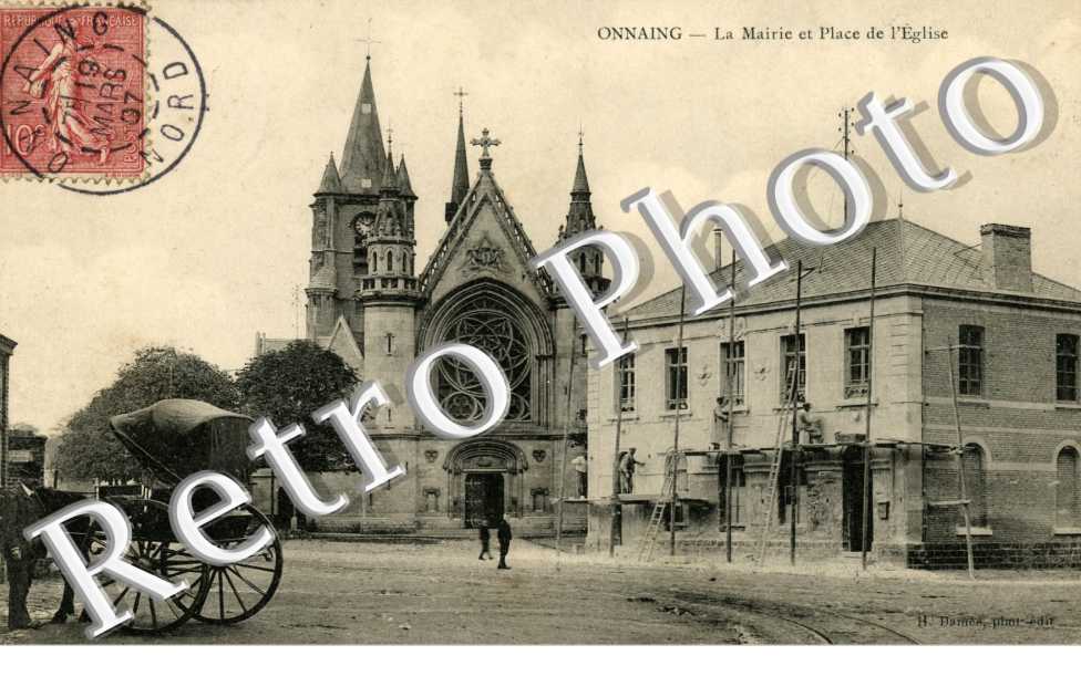 Mairie et place de l'eglise