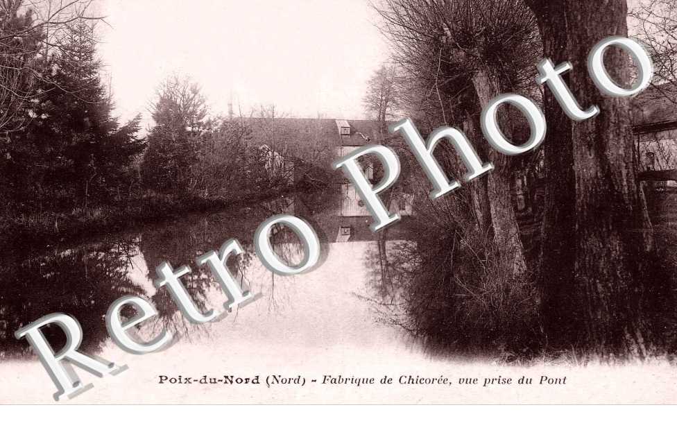 fabrique de chicoree, vue prise du pont
