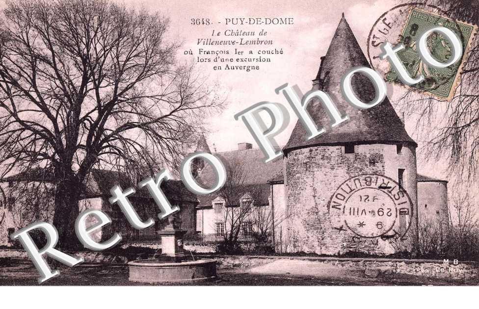 Le chateau de villeneuve-lembron 