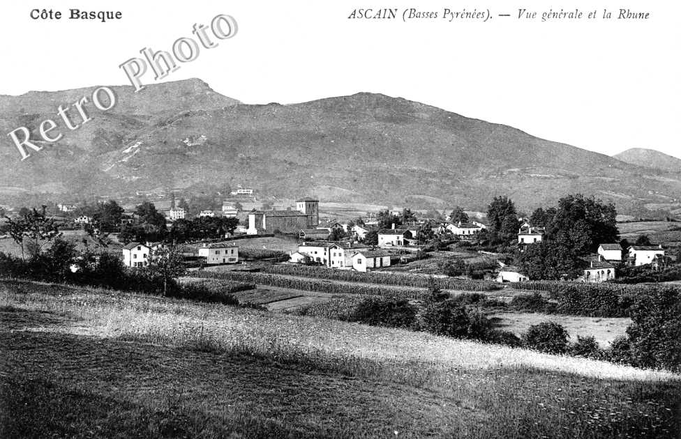 Vue generale de la Rhune