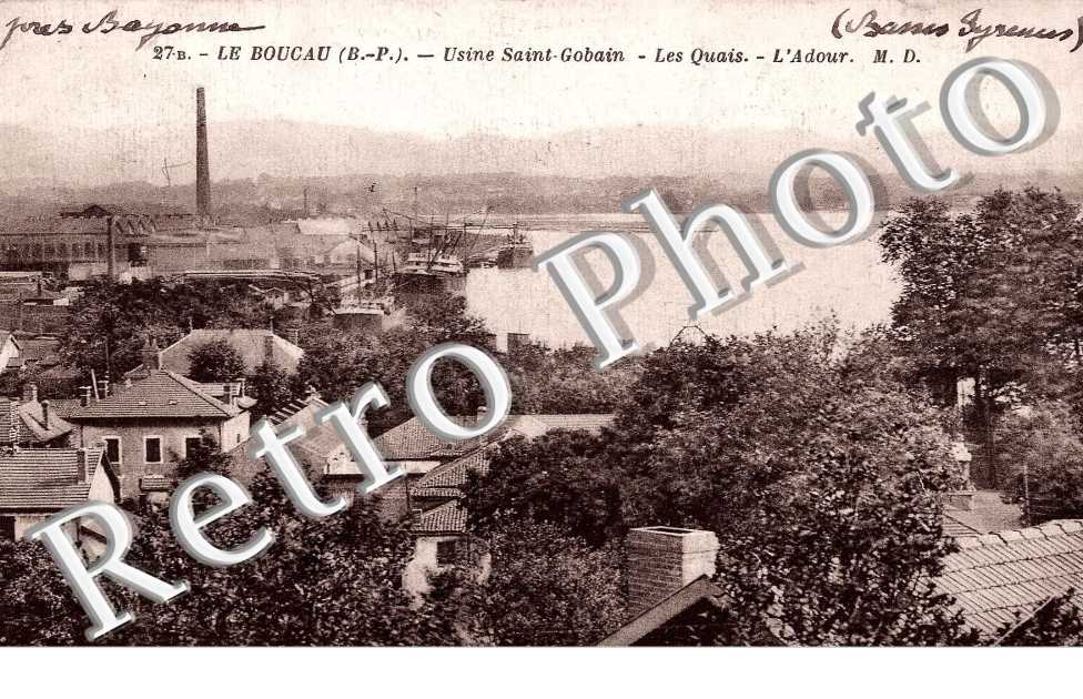 Usine st-Gobain - les quais - L'Adour