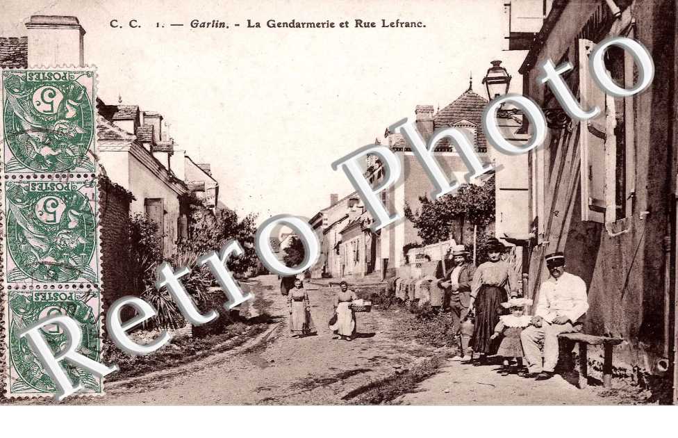 La gendarmerie et rue Lefranc
