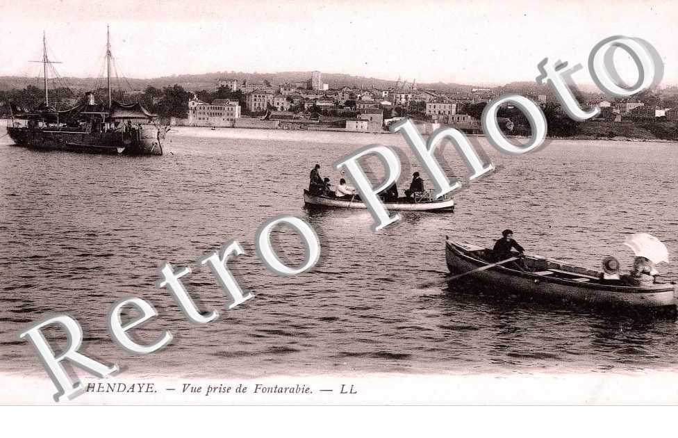 Vue prise de Fontarabie